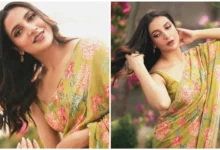 Subhashree Ganguly In Floral Saree