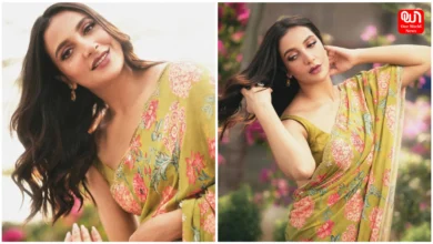Subhashree Ganguly In Floral Saree