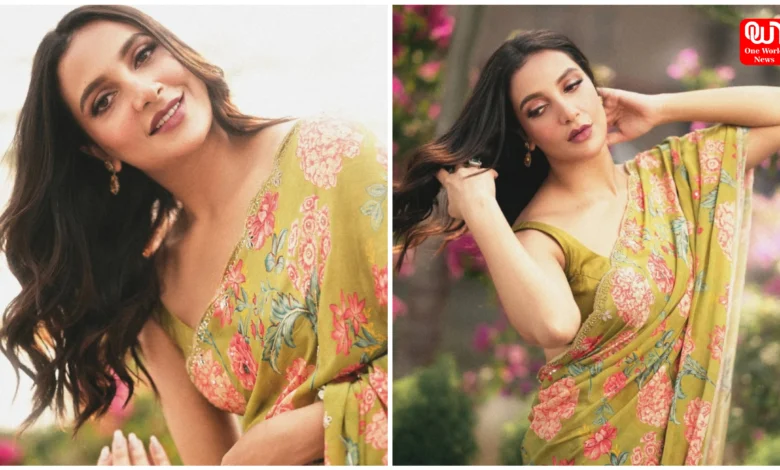 Subhashree Ganguly In Floral Saree