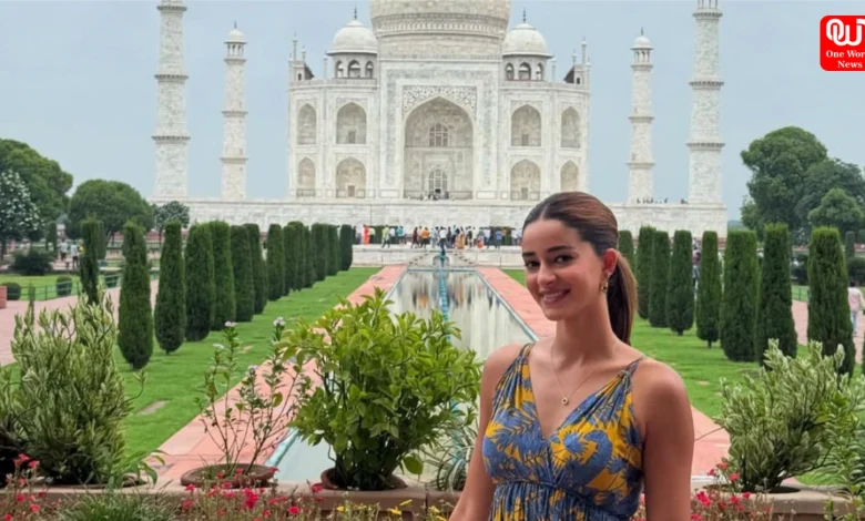 Ananya Panday At Taj Mahal