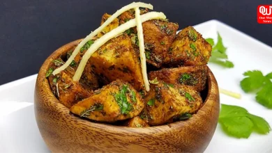 Fried potato chaat