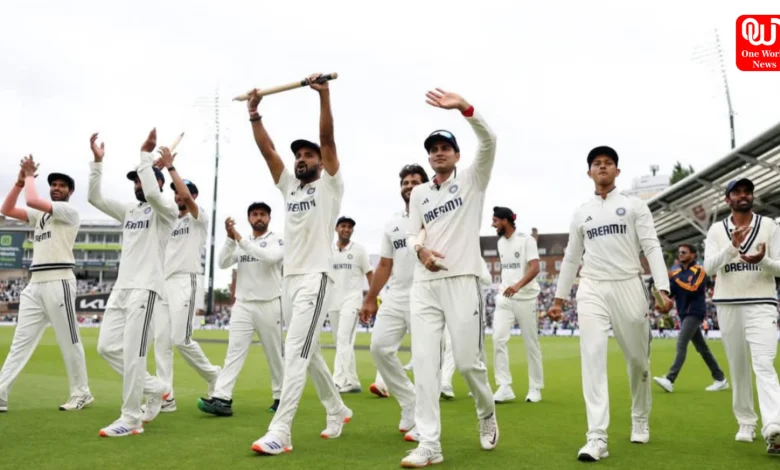 India Wins Oval Test