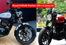 Royal Enfield Hunter 350 vs Jawa 42