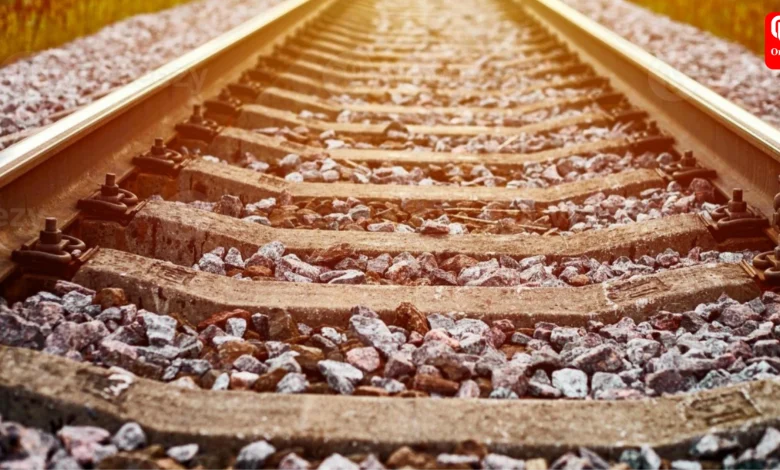Stone on Railway Tracks