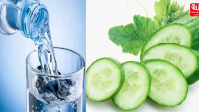 Water after eating Cucumber