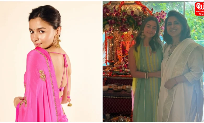 Alia Bhatt Ganpati Puja Pics