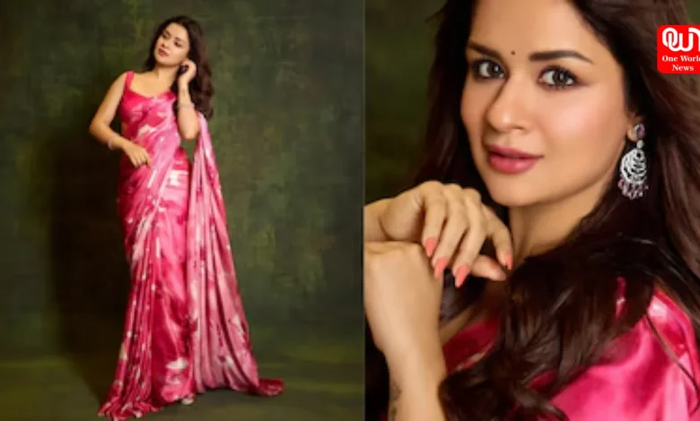 Avneet Kaur Saree Look