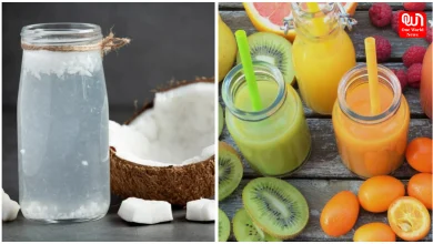 Coconut Water Or Fruit Juice