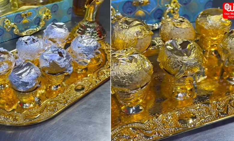 Gold Plated Pani Puri