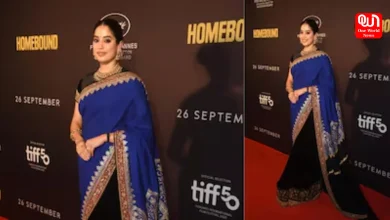 Janhvi Kapoor in Homebound Premiere