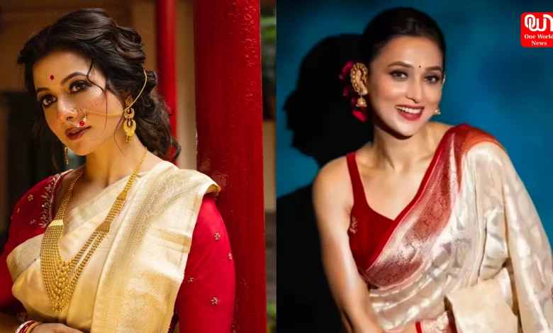 Tolly Actresses Pujo Look