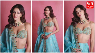 Ananya Pandey Diwali Glam Look