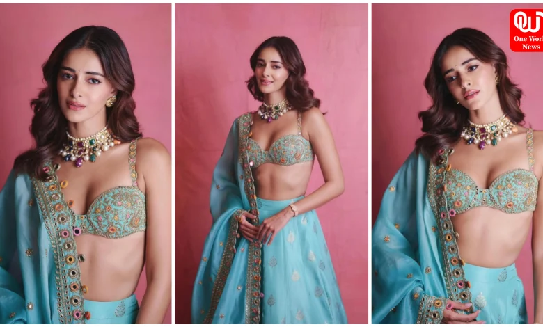 Ananya Pandey Diwali Glam Look