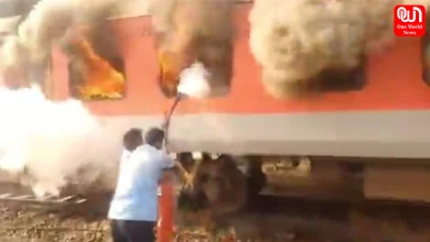 Garib Rath Express Fire