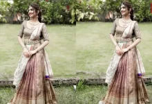 Sreeleela Saree Look