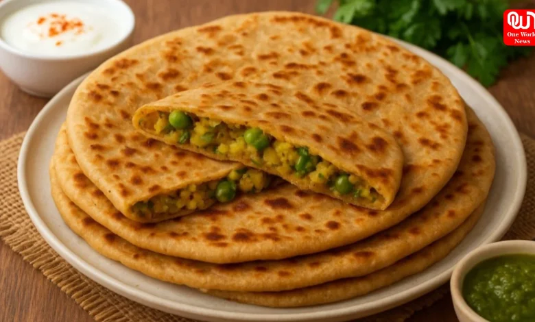 Aloo Matar Paratha Recipe