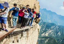 Dangerous trek in world