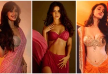 Disha Patani Saree Look