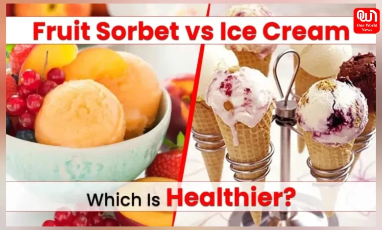 Fruit Sorbet vs Ice Cream