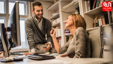 India stands in office romance