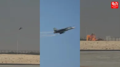 Tejas Crashes in Dubai Air Show