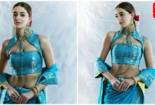 Ananya Panday Banarasi Saree