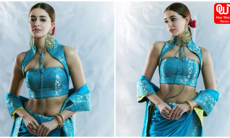 Ananya Panday Banarasi Saree