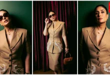 Kareena Kapoor Brown Stylish Outfit