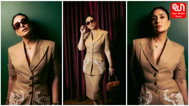 Kareena Kapoor Brown Stylish Outfit