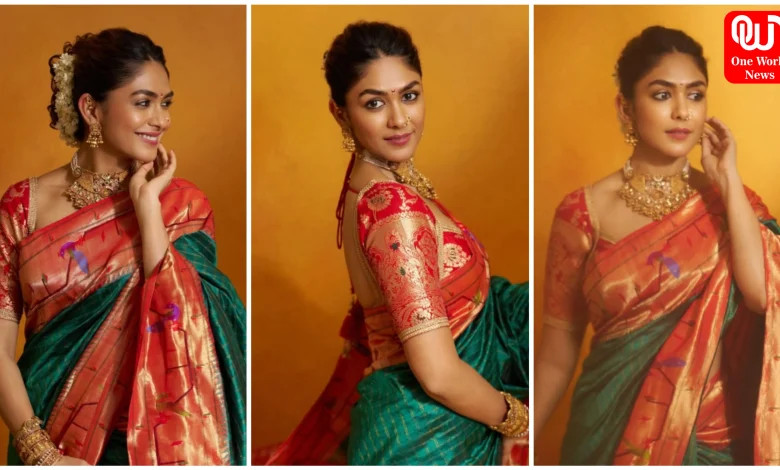 Mrunal Thakur Marathi Look