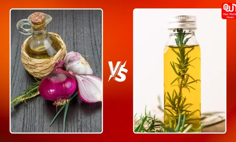 Onion Oil Vs Rosemary Oil