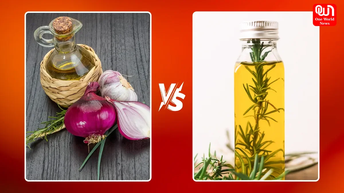 Onion Oil Vs Rosemary Oil