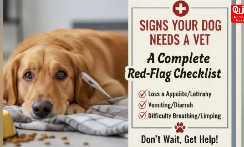 Signs Your Dog Needs a Vet Visit