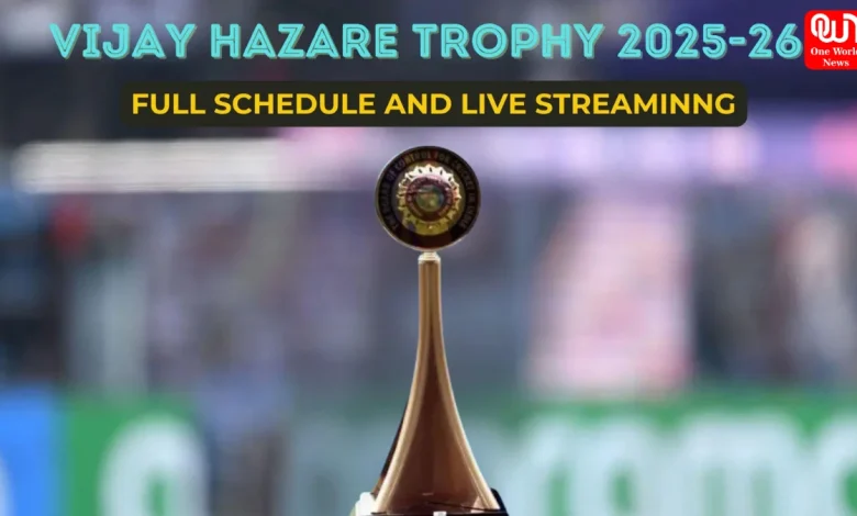 Vijay Hazare Trophy 2025-26