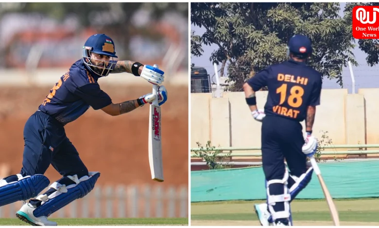 Virat Kohli in Vijay Hazare Trophy