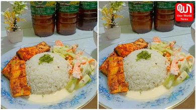 Grill Paneer With Salad