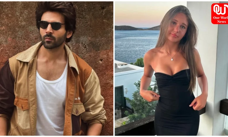 Kartik Aaryan with Mysterious Girl