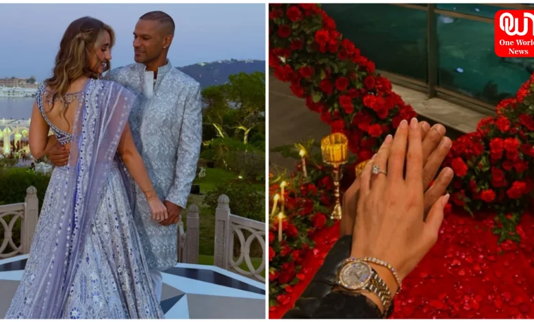 Shikhar Dhawan engaged to Sophie Shine