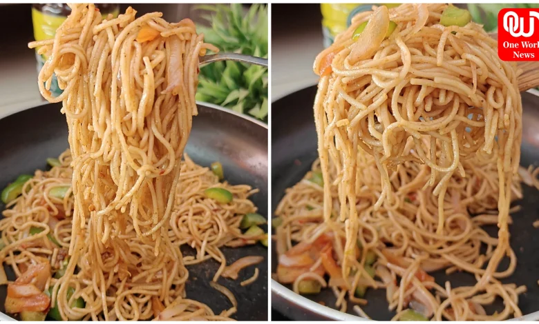 Street Style Chowmein Recipe