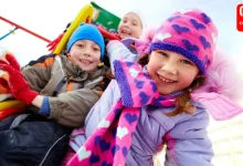 Take care of kids during winter