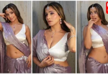 Kate Sharma Saree Look