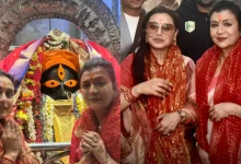 Rani Mukherji at Kalighat Temple