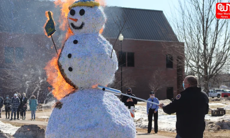 Snowman Burning Day