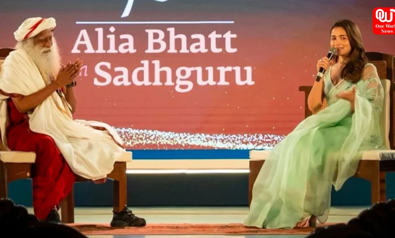 Alia Bhatt-Sadhguru