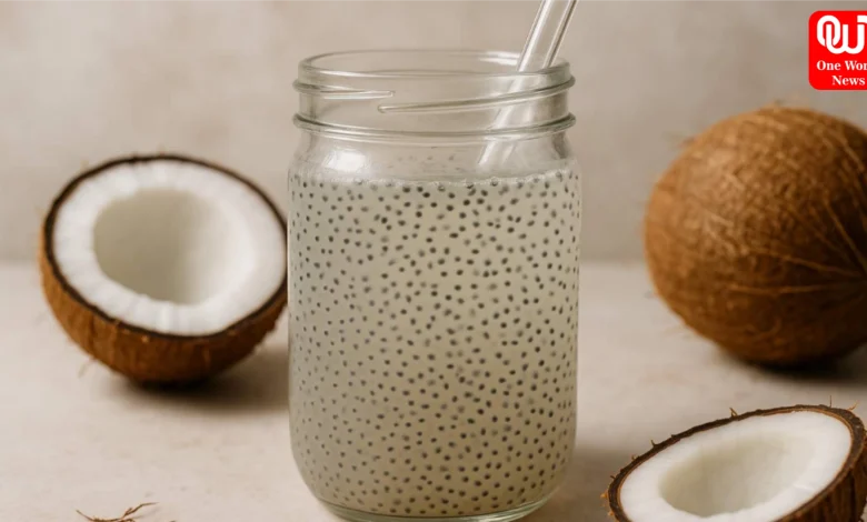 Benefits of coconut water with chia seeds