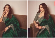Madhuri Dixit Saree Look