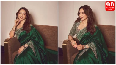 Madhuri Dixit Saree Look