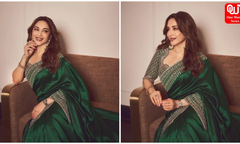 Madhuri Dixit Saree Look