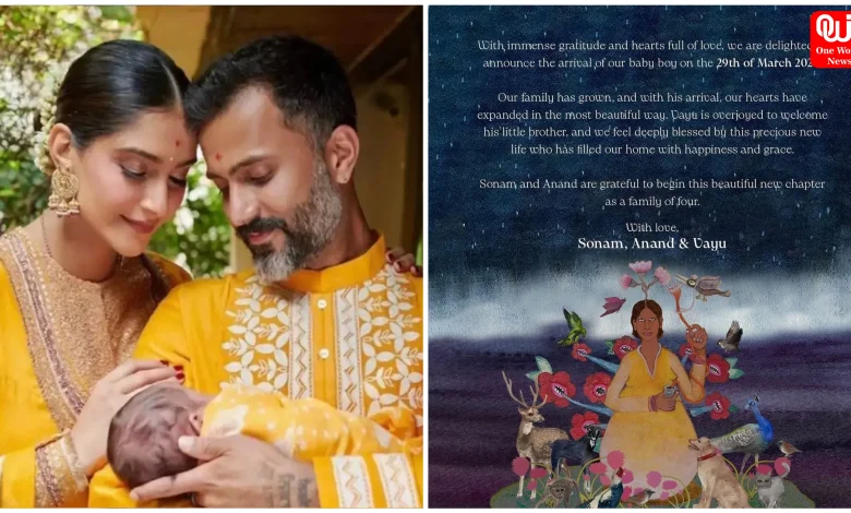 Sonam Kapoor Welcome Second Child