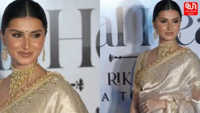 Tara Sutaria Saree Look